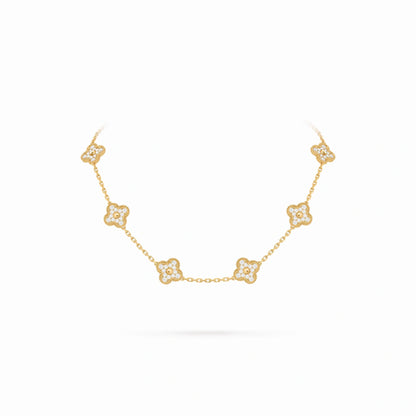 Vintage Alhambra 10 Motif Radiance Necklace