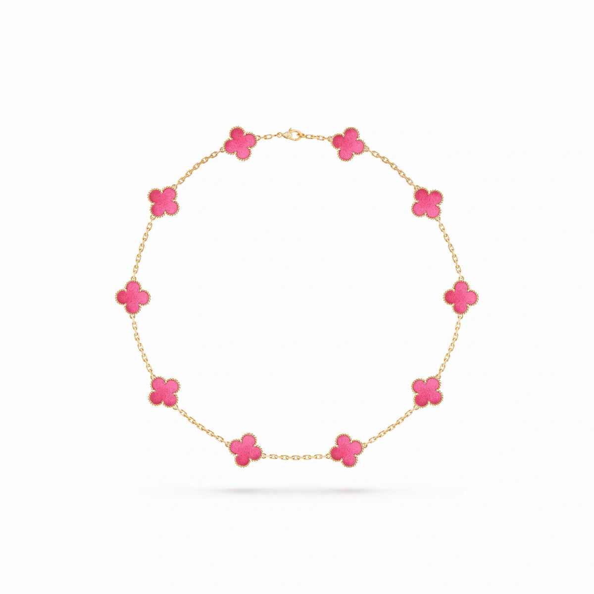 Vintage Alhambra 10 Motif Station Necklace