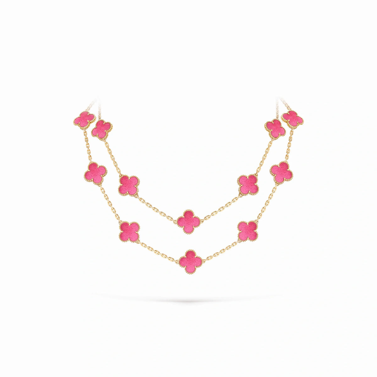 Vintage Alhambra 20 Motif Eternelle Necklace