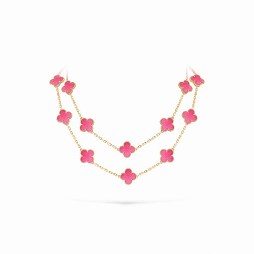 Vintage Alhambra 20 Motif Eternelle Necklace