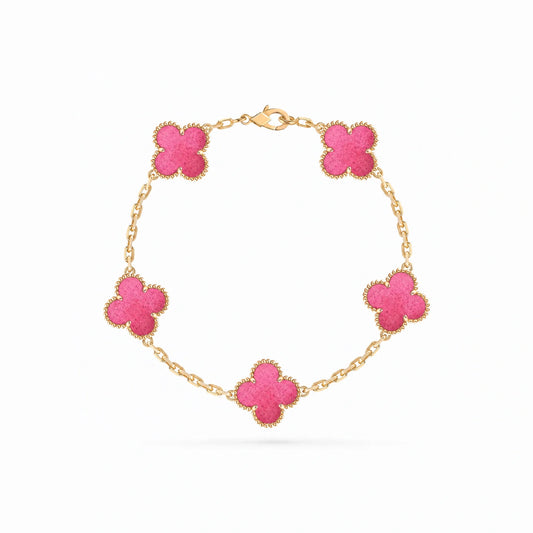 Vintage Alhambra 5 Motif Bracelet