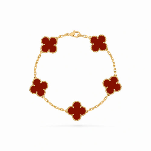 Vintage Alhambra 5 Motif Classic Bracelet