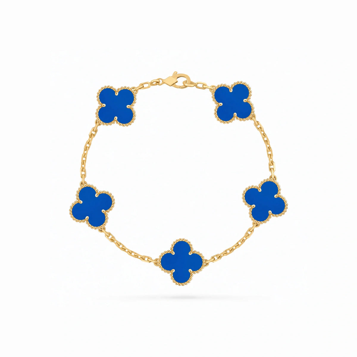 Vintage Alhambra 5 Motif Classic Bracelet