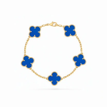 Vintage Alhambra 5 Motif Classic Bracelet