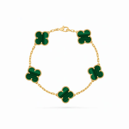 Vintage Alhambra 5 Motif Classic Bracelet