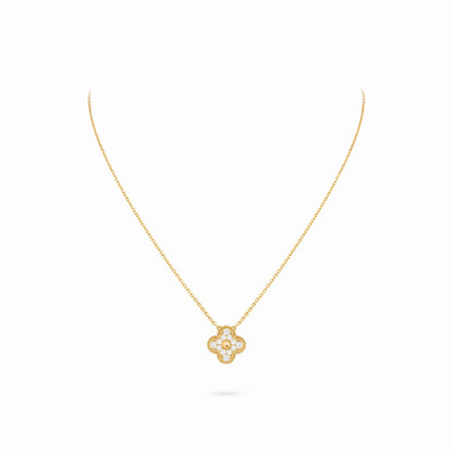Vintage Alhambra Brillante Pendant Necklace