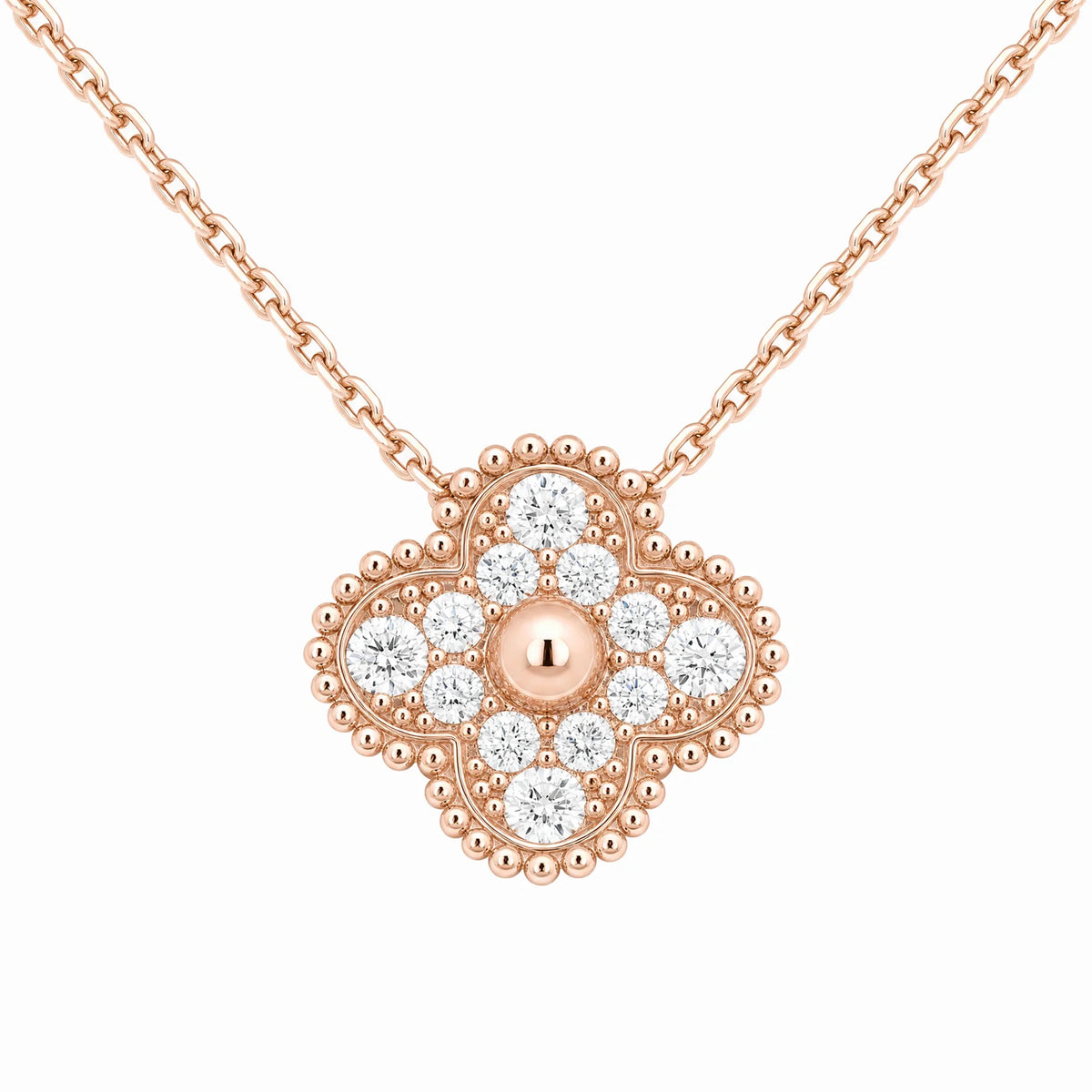 Vintage Alhambra Brillante Pendant Necklace