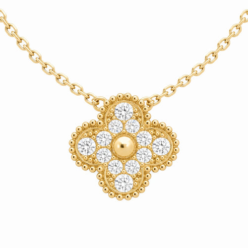 Vintage Alhambra Brillante Pendant Necklace