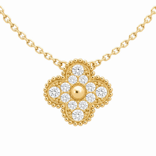 Vintage Alhambra Brillante Pendant Necklace
