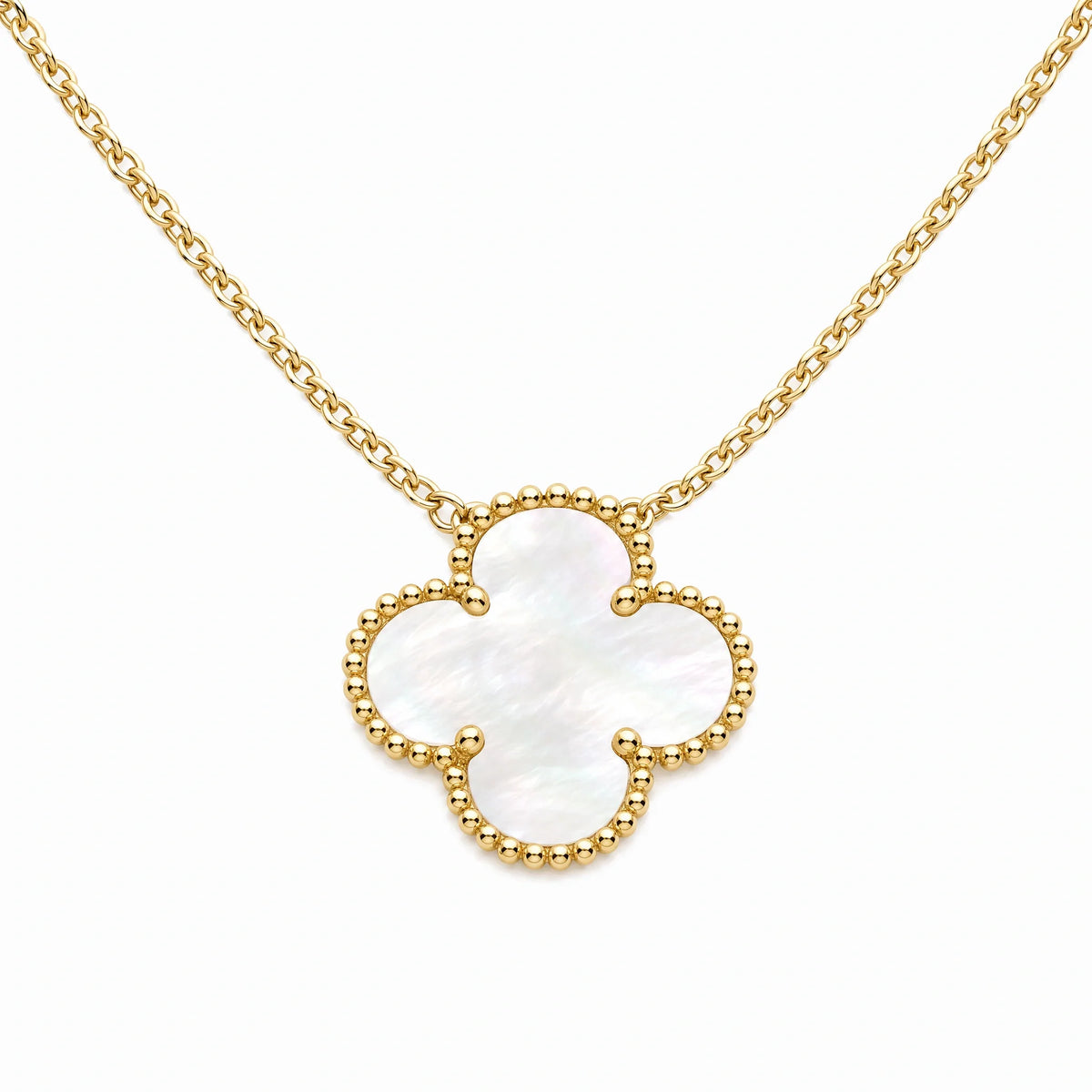 Vintage Alhambra Nacrelle Pendant Necklace