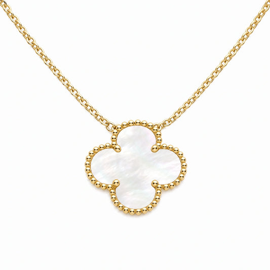 Vintage Alhambra Nacrelle Pendant Necklace