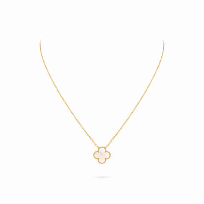 Vintage Alhambra Nacrelle Pendant Necklace
