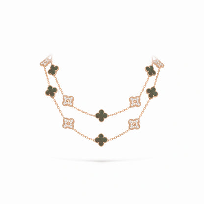 Vintage Alhambra Verdelis 20 Motif Necklace