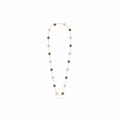 Vintage Alhambra Verdelis 20 Motif Necklace
