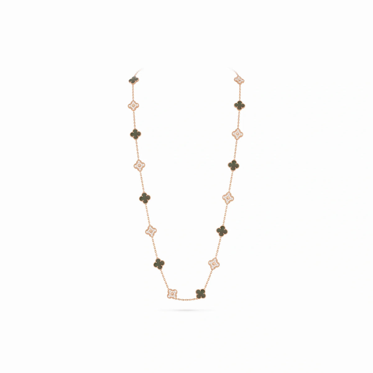 Vintage Alhambra Verdelis 20 Motif Necklace